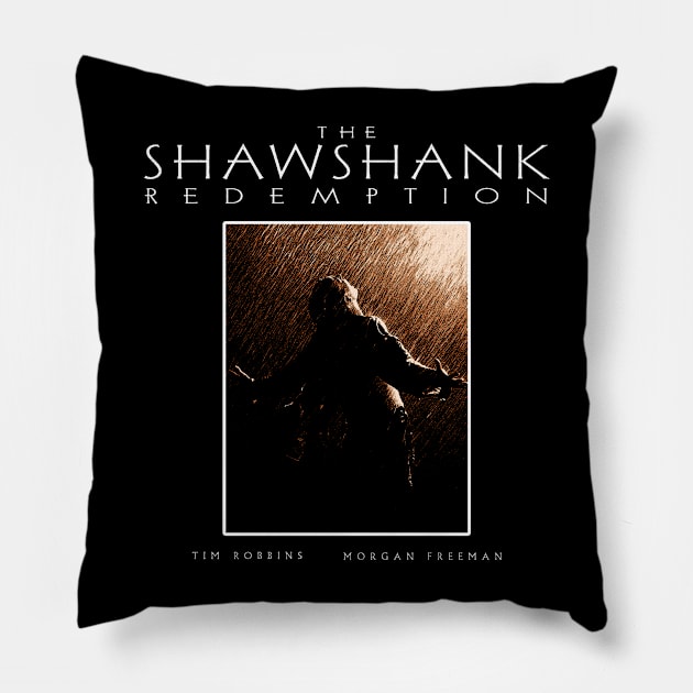 The Shawshank Redemption 1994 Pillow by PUBLIC BURNING