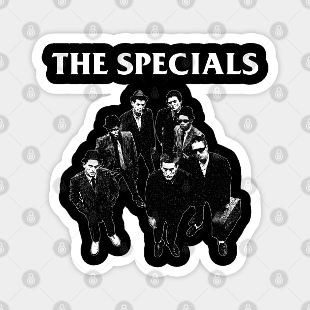 The Specials - Engraving Style Magnet by Parody Merch