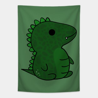 Green Baby Dinosaur Tapestry