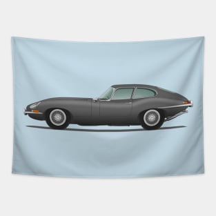 Jaguar E Type Fixed Head Coupe Gunmetal Tapestry