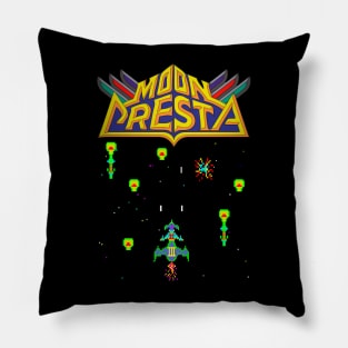 Mod.1 Arcade Moon Cresta Space Invaders Video Game Pillow