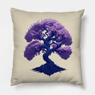 Purple Wisdom Tree Pillow