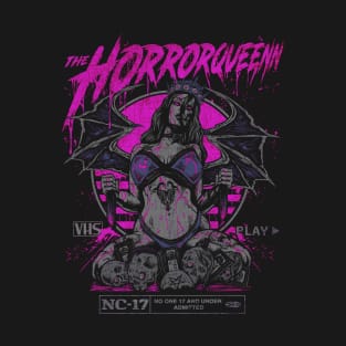 HORRORQUEENN (violet grey indigo) T-Shirt