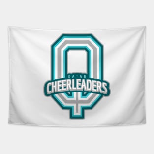 Qatar Cheerleader Tapestry