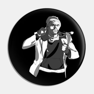 Dave chappelle Black White Pin