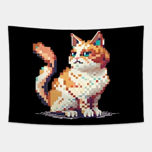 Cat Pixel - Love Cats Tapestry