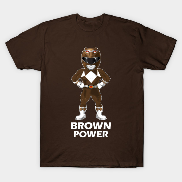 brown tee shirt