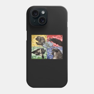 Sweet cat nap dreams Phone Case