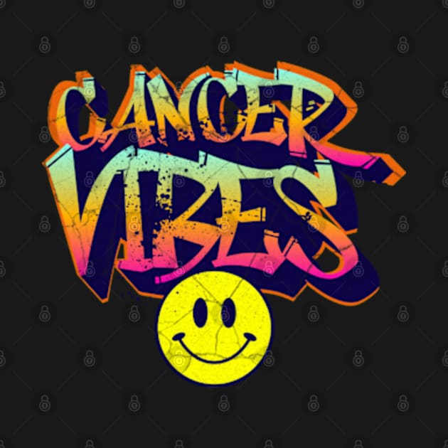 Cancer Vibes Graffiti Zodiac Birthday by Lavender Celeste