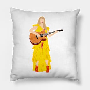 Eras Surprise Song Guitar + Yellow Dress Pillow