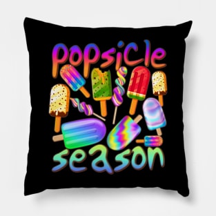 Hello summer with pineapple, warm sunshine and the beach Pillow