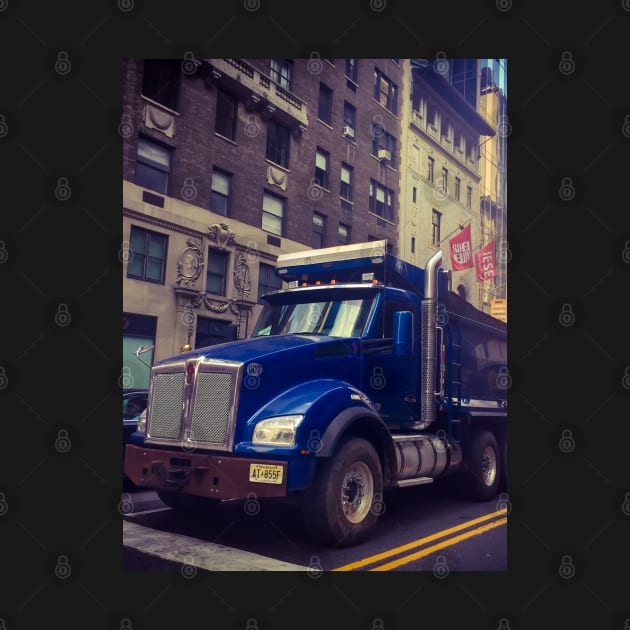 Truck Midtown City Street Manhattan NYC by eleonoraingrid