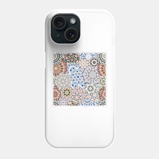 Seamless pattern with floral mandala Phone Case