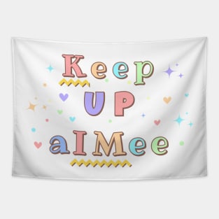 Keep up aIMee Funny KIM TTPD Swiftie Fan Tapestry