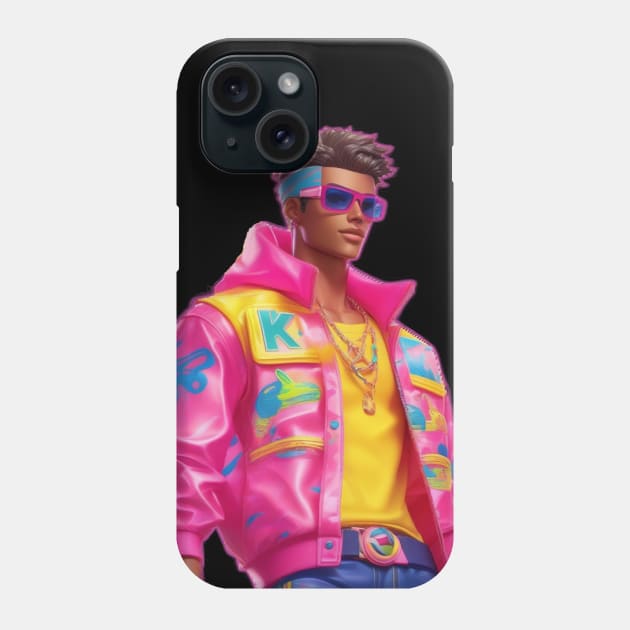 Ken Barbie Doll Funky 90's Outfit Phone Case by PLANTONE