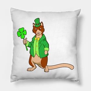 Tree Kangaroo Leprechaun - St Patricks Kangaroo Pillow