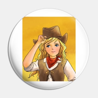 Tammy in the Gold Rush: Portrait Pin