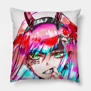 zero two _ 002 Pillow