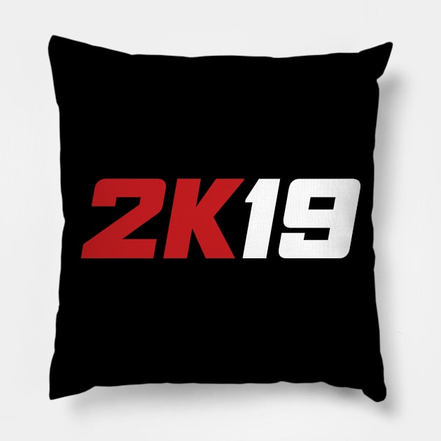 2K19 Pillow by AMangoTees