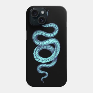 blue snake Phone Case