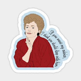 Blanche Advice Magnet