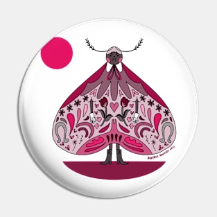 Pink Butterfly Babe Pin