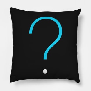 Question Mark Icon Pillow