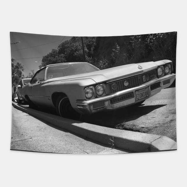 Vintage Car. Santa Monica California Tapestry by SoCalDreamin