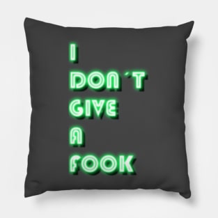 I don't give a fook Pillow