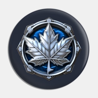 Maple Leaf Metal Badge Pin