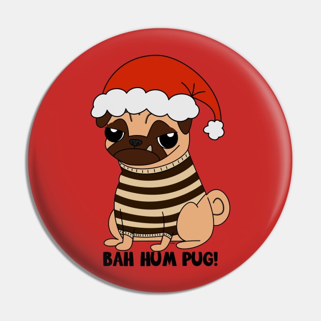 Bah Hum Pug! Pin by The Lemon Stationery & Gift Co