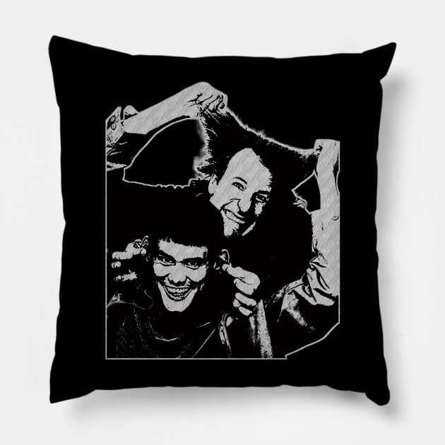 Dumb and Dumber Pillow by Hyptasiys