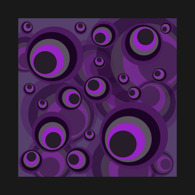 retro purple pattern by pauloneill-art