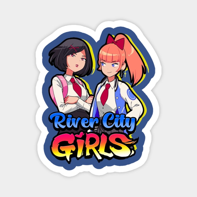 River City Girls: Misako and Kyoko 2 Magnet by MrDelta