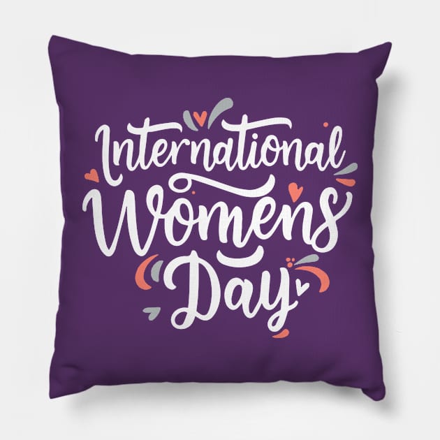 International Women's Day – March Pillow by irfankokabi