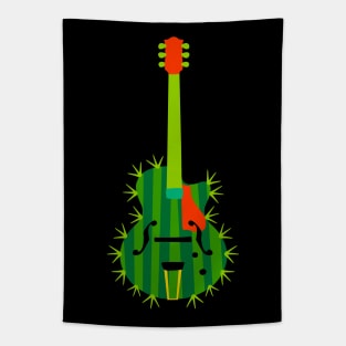 Guitar Cactus Mexican Tapestry