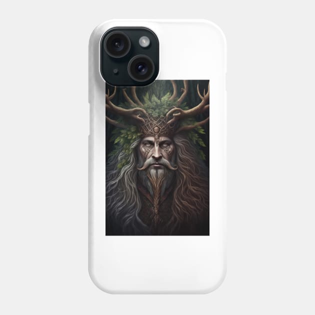 Green Man #005 Phone Case by thewandswant