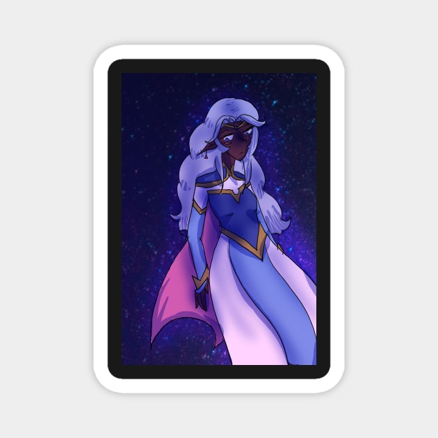 Voltron Allura Infinitesimal Art Print Magnet by nhitori