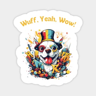 Woofy Adventure - Funny Dog Design Magnet