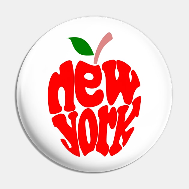 Big Apple New York Pin by denip