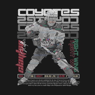 Clayton Keller Hockey Art Coyotes T-Shirt