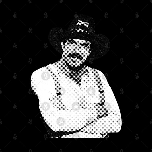 Tom Selleck Halftone by Resdis Materials