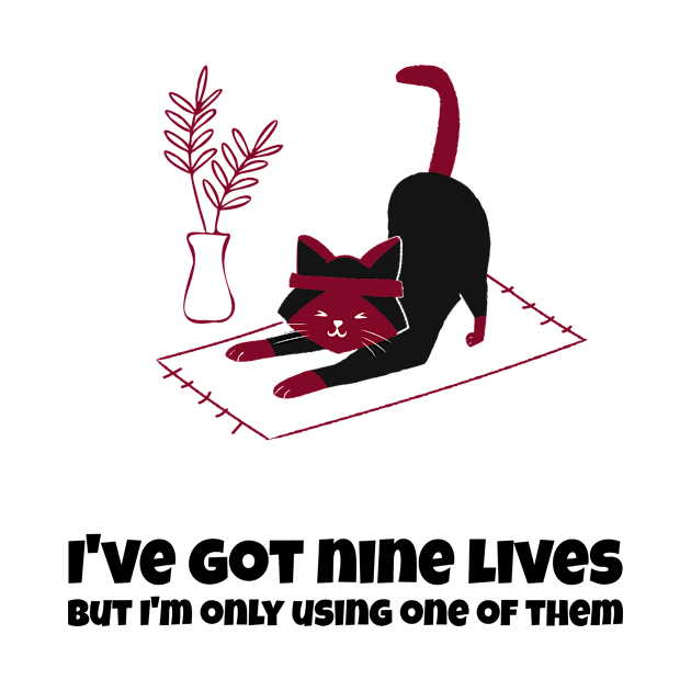 IVE GOT NINE LIVES, BUT IM ONLY USING ONE OF THEM by TeeBarn