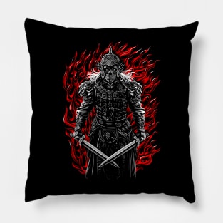 Mongolian warrior Pillow