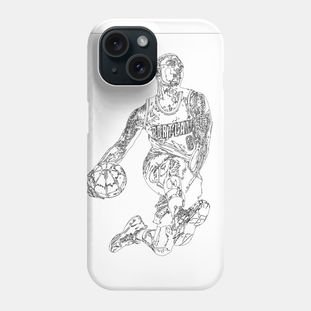 Damian Lillard Phone Case by nwsoulacademy