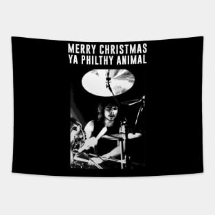 Merry Christmas Ya Philthy Animal Tapestry