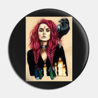 Magenta Witch Pin