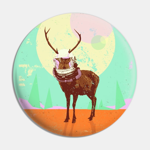 SPACE DEER Pin by Showdeer