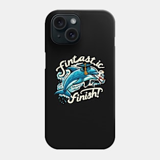 FINTASTIC FINISH - FUNNY ANIMALS GRADUATION DAY QUOTES Phone Case