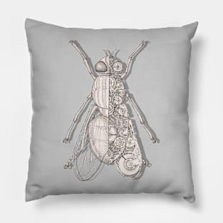 the house fly hybrid Pillow